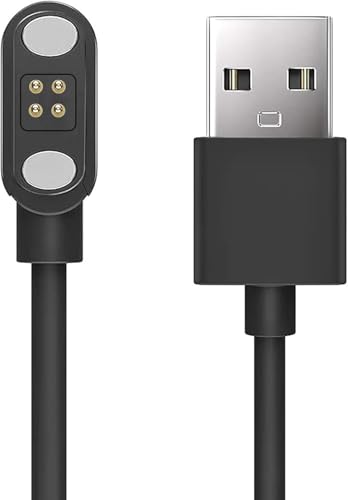 Lamshaw Cargador Inalámbrico Magnético- Carga Rápida 1.5h para Guudsoud S18 | Compatible Auriculares Bluetooth | IPX5 Impermeable | LED Inteligente | Portátil y Seguro (Negro)