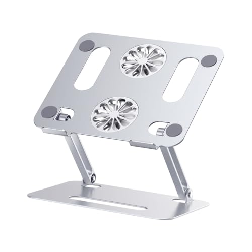 Base para Laptop con Doble Ventilador y Soporte de Aluminio miniatura 1