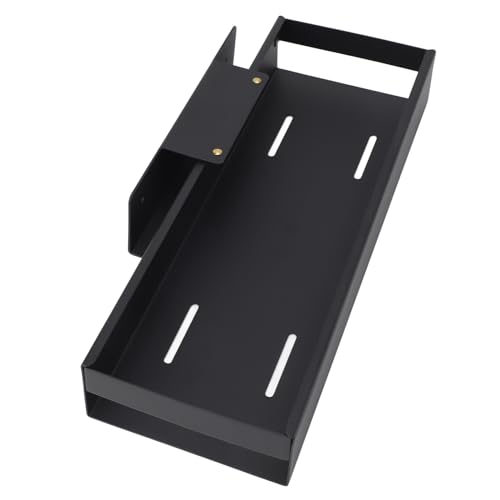 Fafeims Organizador de Gabinete Extraíble de Acero Al Carbono, Estante de Almacenamiento de Despensa Deslizante, Diseño de Cajón Conveniente, Gran Capacidad de Carga, Cocina de Baño (S)