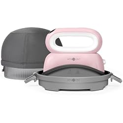 HTVRONT Hat Press Machine - Hat Press Heat Machine for Caps/Hats/Pillows Intuitive Display Screen- Flexible Temperature & Countdown Setting- Fast & Even Heat Portable Pink Heat Press