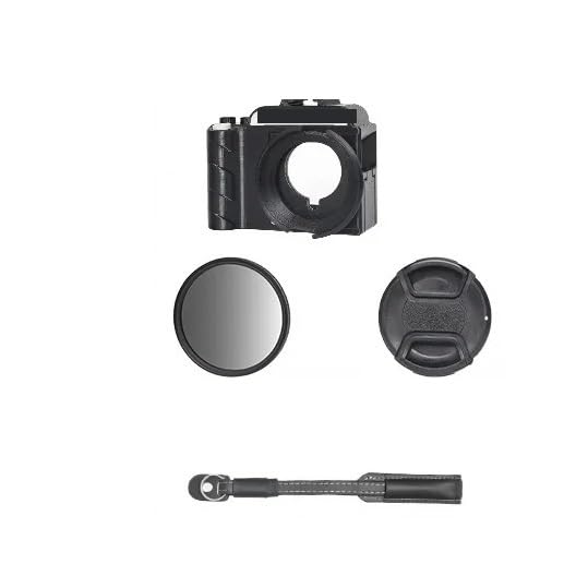 Do zdjęć z uchwytem ulicznym, do uchwytu na rączkę DJI, OSMO, ręki Action 5Pro/4/3, artefaktów, dekielka obiektyw, filtry UV(For A4 Black)