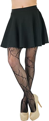 Image of ToBeInStyle Women's Bloody Stitches Scar Zombie Frankenstein Costume Tights Pantyhose Living Dead
