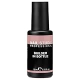 nail studio builder-in-bottle, base semipermanente unghie, viscosità medio-alta, con fibre di vetro e vitamine, prodotto sicuro 7-free, n.4, 10 ml