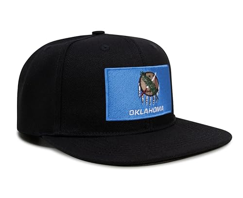Image of International Tie State Hat for Men and Women, Adjustable Snapback Trucker Baseball Cap with Embroidered Patch