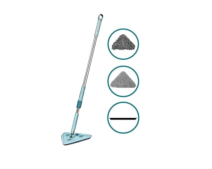 SIAMO Triangle MOP Rotatable Triangle Microfiber Flat Floor Mop with Long Handle (B0BN86GSD7) Amazon Price History, Amazon Price Tracker