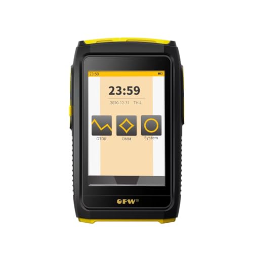 Image of OFW Mini OTDR Optic Otdr Optical Reflector Active Fiber Live Tester 1550nm 20dB Optical Reflectometer Touch Screen OPM VFL (without iOLA)