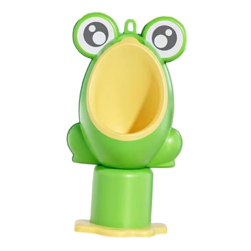 OATIPHO 少年便器 漫画の動物のトイレ 壁掛け小便器トイレ 便座用おしっこガード 赤ちゃん用小便器トイレ 漫画の吊り下げ便器 子供立ち小便器 トイレトレーニング用小便器 カエル 男の赤ちゃん
