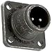 AMPHENOL INDUSTRIAL MS3102R10SL-4P CIRCULAR CONNECTOR RCPT, SIZE 10SL, 2POS, BOX (100 pieces)