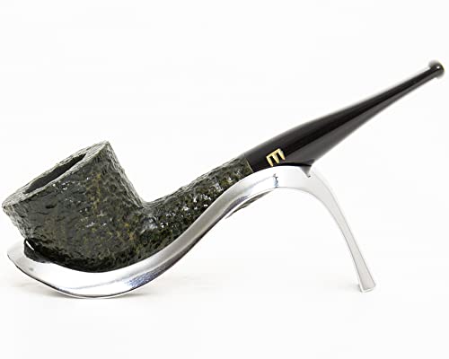 Savinelli 401 Pipe Minuto d'exception en bruyère rustiquée verte 6mm - 5