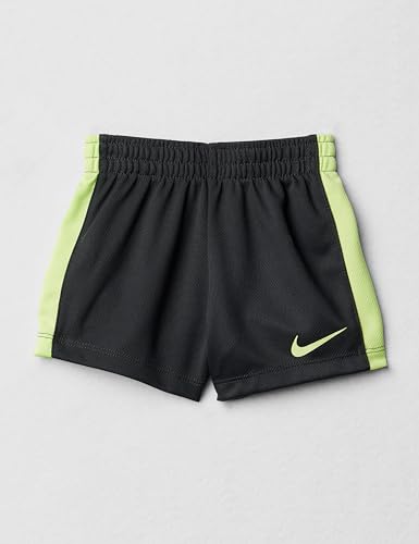 Image of Nike Baby Dri-FIT Swoosh Logo T-Shirt and Mesh Shorts 2-Piece Outfit Set