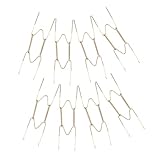 Forme élégante : la conception de l'assiette décorative en forme de w est à la fois minimaliste et élégante, ce qui permet d'accrocher facilement divers objets et de maintenir un espace bien rangé, support d'assiette, supports muraux d'assiette pour l'affichage