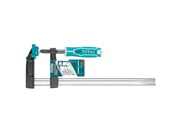 Image of Total 80x300mm F Clamp with Plastic Handle - THT1320801