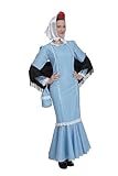 Disfraz de Madrileña Chulapa Azul (Talla M/L)
