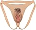 Culotte crossdresseur, la greffe de Cheveux Soft Silicone Simulation Simulation Peut être insérée, Les Orteils de Chameau sont cachés comme des Reines transgenres (Color : Flocking)