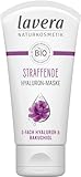 lavera Straffende Hyaluron-Maske - vegan - Naturkosmetik - 3-fach-Hyaluron & und dem Power-Wirkstoff Bakuchiol - Sofort frischer Teint - Feuchtigkeit und Pflege - 50ml (1 Stück)