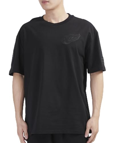 Camiseta NHL de algodón negro Pro Standard con acabados premium XXL