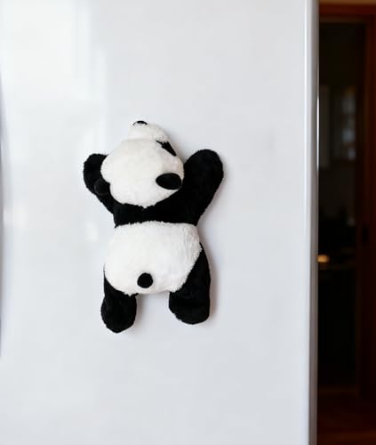 Imán decorativo de panda de peluche suave