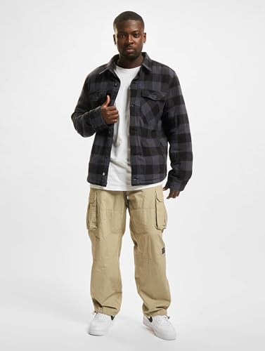 Image of Brandit Men's Lumber Jacket Black /Blue