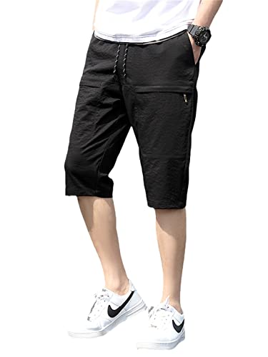 Pantalon court d'été homme respirant et fluide, restez au frais durant les journées chaudes
