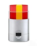 JIRVEX Pintacaras Bandera España 1 Unidad Pintura Cara Amarillo y Rojo Maquillaje Pintacaras para Adultos FIFA World Cup Halloween Carnaval