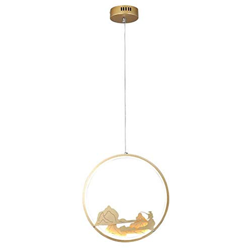 Plafonnier lampe suspendue moderne LED de hauteur réglable en fer pour porche