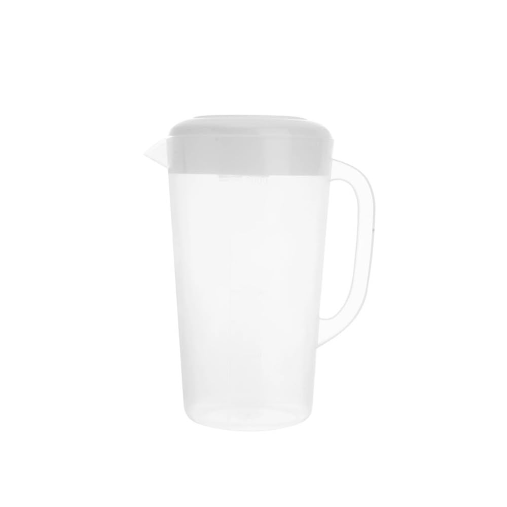 Jarra Agua Hervidor de Agua fría de Gran Capacidad de 2000 ml, Jarra de Agua Transparente de plástico Simple for el hogar, Jarra for Bebidas, Jugo, Leche y Bebidas Jarra de Agua