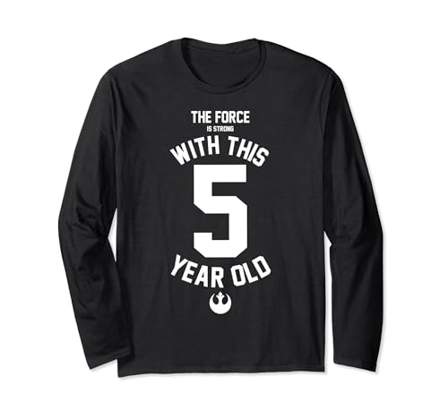 T-shirt Star Wars Rebel 5 ans enfant à manches longues en coton confortable pour garçon et fille