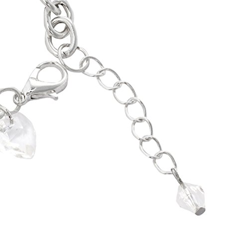 Justin Bieber Signature Heart Charm Bracelet4
