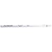 Flowery Nail White Pencil with Cuticle Pusher Cap - 7" Long
