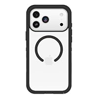 OtterBox iPhone 17 Pro Max Defender Series Pro XT Clear Case - Dark Side - Black - Tough, Rugged & Durable iPhone Case, Snaps on MagSafe