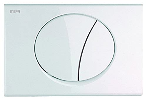 Mepa 420751 Rev.Plate Ellipse 2 m White, weiß