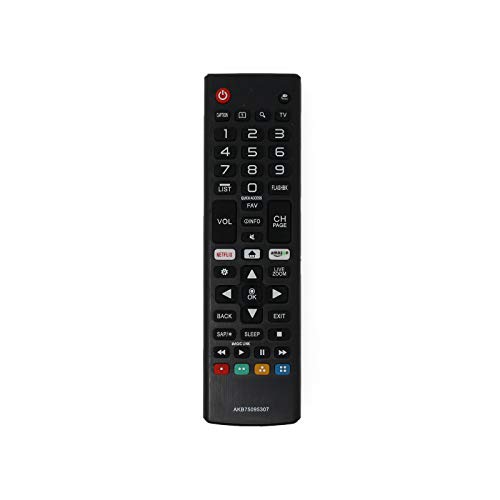 Replacement For Lg Akb75095307 Tv Remote Control Compatible With Lg 75Uj6450-Ud Television #TOP28