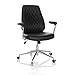 Produktbild hjh OFFICE Home Office Chefsessel Theo I Kunstleder Drehstuhl mit ergonomischer Rückenlehne, Bürostuhl gepolstert Schwarz, 729450