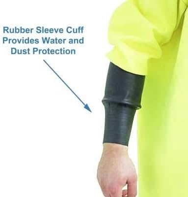 Alpha Professional Tools Multi-Purpose Long Sleeved Waterproof Apron (Small - 42" L x 41" W)