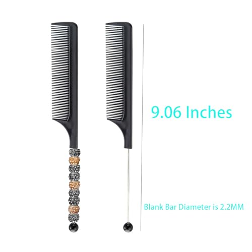 Pack de 12 Peines Plásticos con Barra para DIY Estilistas miniatura 4