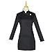 IOPBOT Anime JJK Jujutsu Zenin Maki Cosplay Costume Girls Women Japanese School Uniform Skirt Mai Dress Halloween Outfit with Glasses (black Maki 02,3XL)