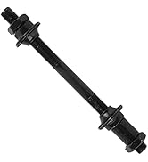 Alomejor Bike Hub Shaft, Steel Hollow Hub Shaft Front and Rear Axle Kit 108mm, 145mm for Mountain...