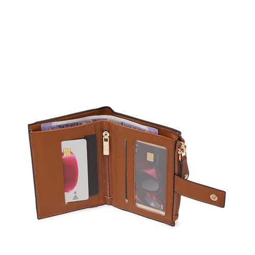 Image of Fastrack Solid Multifold Wallet for Women, Girls and Ladies | with Magnetic Closure