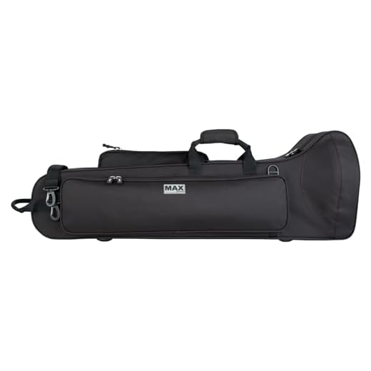 Protec Tenor Trombone Contoured MAX Case (F Attachment), Black, Model MX306CT