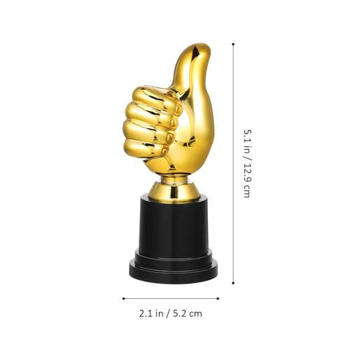 INOOMP 6Pcs Polegares Para Cima Troféus De Prêmio Pequenos Copos De Troféu De Plástico Mini Troféu D
