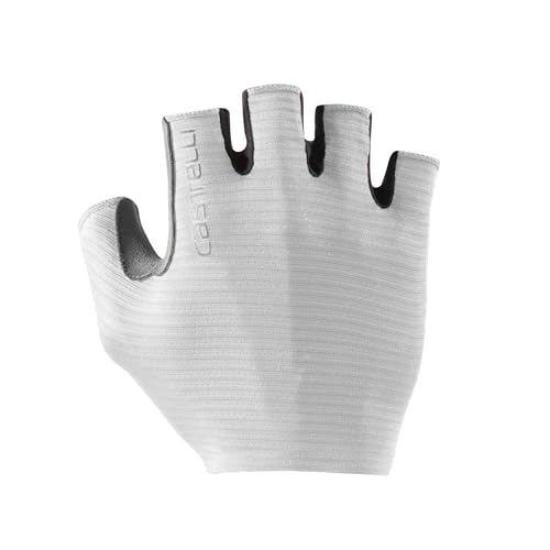 CASTELLI Guante espresso para hombre, guantes de ciclismo de dedo corto con acolchado y protección UPF para ciclismo de...