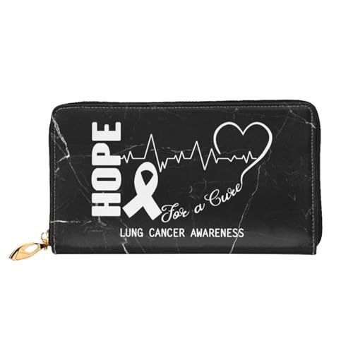 Hope for A Cure Lung Cancer Awareness Wallet Card Bag2
