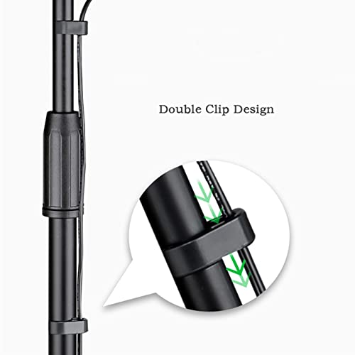 Soporte telescópico para proyector de piso a techo con bandeja, base metálica estable y altura ajustable, capacidad de 3.5 kg, color único miniatura 4