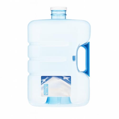 Image of KAYAM360 Stackable Water Jug, 3-Gallon,BPA-Free Plastic,Refillable Container with Easy-Grip Handle, Screw Cap