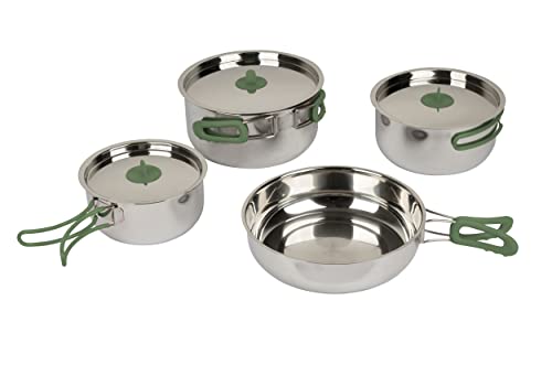 Casseroles Bo-Camp Travel 4 pcs avec un design empilable léger