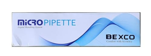Micropipette Adjustable Volume 5-50 ul Single Channel Micripipette, Autoclavable with Calibration Report