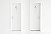 Funky Goods Crossed Legs with Disabled Bathroom Signs Office Set Funny Bathroom Toliet Restroom Door Accessories Sybol Sign 5'' Mirror Set for Home Office and Work
