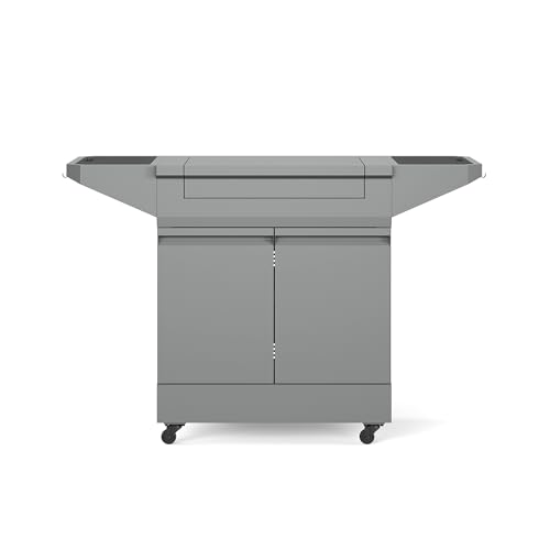 Tytus Rolling Outdoor Kitchen Island Grill Cart & Prep Station for BBQ