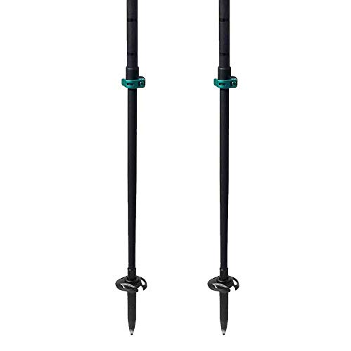 Komperdell Wanderstöcke Carbon C3 Pro Compact Schwarz-Mint, 90-120 cm