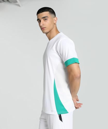 Image of Puma Men Polyester Solid Regular Fit T-Shirt